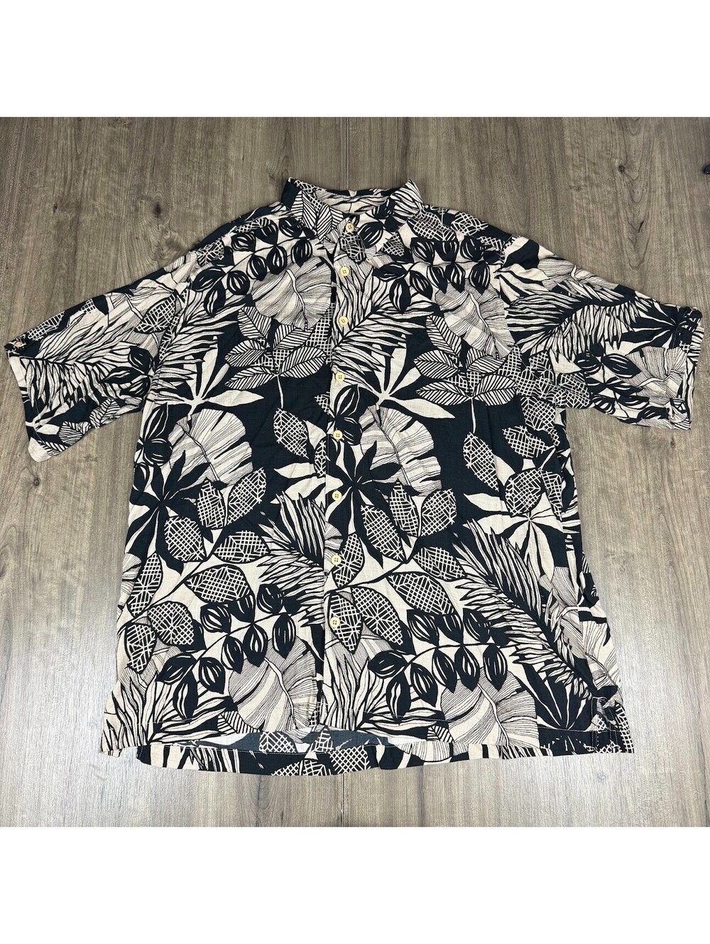 Hawaiian Shirt Cubavera Mens Shirt Aloha Floral Short Sleeve Size 2XLT